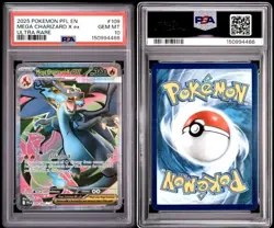 🔥PSA 10🔥 Pokemon TCG Mega Charizard X ex 109/094 Phantasmal Flames U-RARE Holo - Image 3
