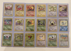 Pokemon Jungle 100% Complete Master Set 64/64 and Fossil Complete Master Set - Image 5