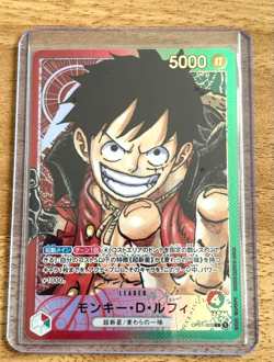 Monkey D. Luffy OP01-003 [PAR] Parallel L ONE PIECE Card ROMANCE DAWN Japan - Image 1