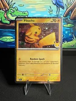 ⚡ Pikachu (Pokemon Day 2026) 051/162 Cosmos Holo Promo ⚡ - Image 1