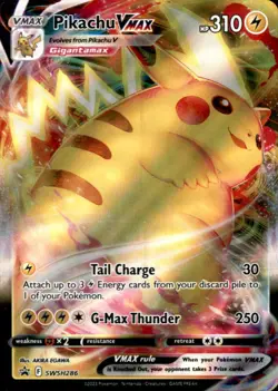 Pikachu VMAX SWSH286 Holo Promo Sword & Shield Promo Pokemon Near Mint - Image 1