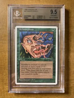 MTG✨METAMORPHOSIS✨Chronicles BGS 9.5 Quad GEM MINT 1995 C. Rush Art POP 1 ! - Image 1