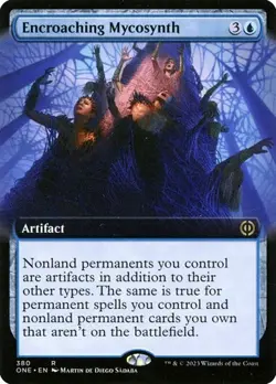Encroaching Mycosynth - Extended Art ONE NM MTG - Image 1