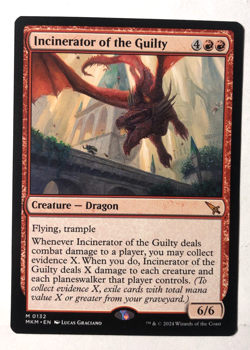 Incinerator of the Guilty 132 Murders at Karlov Manor MTG Magic the Gathering NM - Image 1