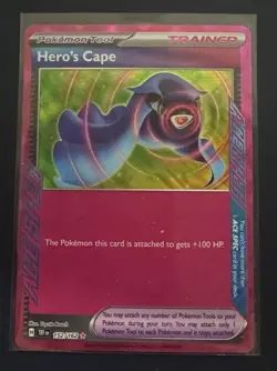 Pokemon Hero's Cape 152/162 Temporal Forces ACE SPEC Hyper Rare Holo Eng - Image 1