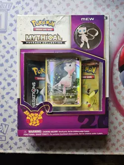 Pokemon Mew Mythical Collection Generation 20th Anniversary factory Sealed - Image 1