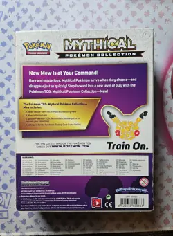 Pokemon Mew Mythical Collection Generation 20th Anniversary factory Sealed - Image 2