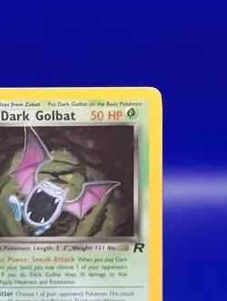 Dark Golbat 7/82 Team Rocket Set Holo Rare Pokemon Card Nintendo TCG WOTC NM - Image 5
