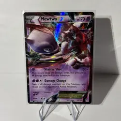 Pokemon TCG Mewtwo EX 62/162 XY Breakthrough Card - LP - Image 1