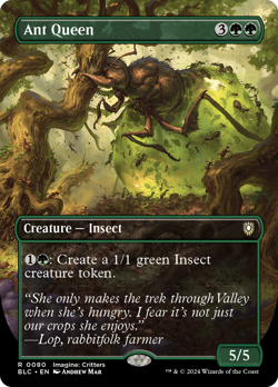 Ant Queen (FOIL) x1 - MTG Bloomburrow Commander BLC #80 - Image 1