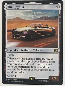 MTG THE REGALIA R FINAL FANTASY 267 FOIL NM - Image 1