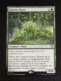 MTG Commander: Secrets of Strixhaven Kinetic Ooze 0039 NM Rare - Image 1