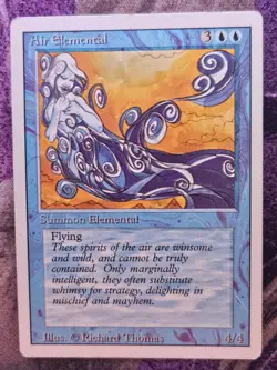 Air Elemental Uncommon Revised Edition Magic: The Gathering Moderately Played - Image 1