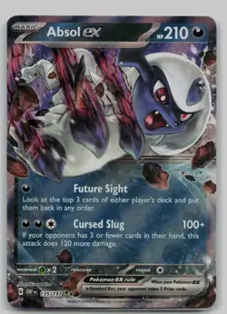 Absol ex 135/197 Double Rare Obsidian Flames Pokemon Holo Near Mint - Image 1