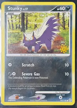 Stunky STAMPED 102/130 - Holiday Countdown Calendar Promo - Pokemon TCG - LP - Image 2