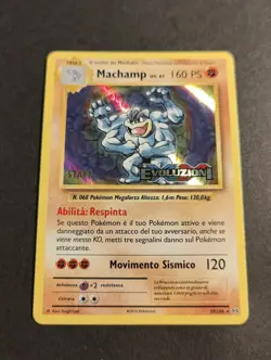 Machamp STAFF ITA Prerelease Evoluzioni 2016 59/108 Holo carte Pokemon 20th Base - Image 1