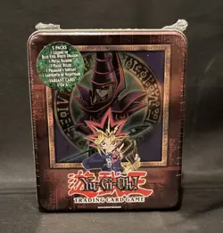 2003 Yugioh Collector Tin, Yugi/Dark Magician, MINT!, Fact Sealed &Case Fresh D4 - Image 1