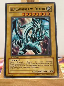 Blauaugiger W. Drache SKE-DE001 Super Rare Deutsch NM YUGIOH - Image 1