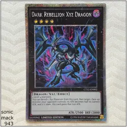 Dark Rebellion Xyz Dragon - CT12-EN002 Yugioh - Image 1