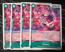 One Piece TCG Royal Blood OP10-036 Perona C 4x PLAYSET - Image 1