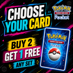 [ BUY 2 + 1 FREE ] Pokemon Pocket TCG – Choose Any 2 Star Card Any Set - English - Image 1