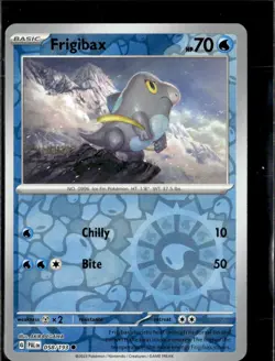Pokemon Frigibax 058/193 Paldea Evolved Reverse Holo Common 5 Card Lot LP - Image 1