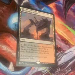 MTG Magic: The Gathering Modern Horizons 3 BLOODSTAINED MIRE Rare Land MTG Mint - Image 3