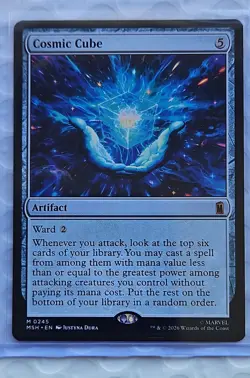 Cosmic Cube Marvel Super Heroes, Magic the Gathering, MTG **NEW** - Image 1