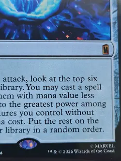 Cosmic Cube Marvel Super Heroes, Magic the Gathering, MTG **NEW** - Image 3
