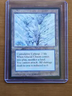 Glacial Chasm, Ice Age, Regular, Magic the Gathering, MTG - Image 1