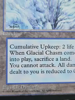 Glacial Chasm, Ice Age, Regular, Magic the Gathering, MTG - Image 3