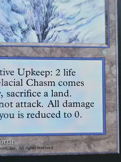 Glacial Chasm, Ice Age, Regular, Magic the Gathering, MTG - Image 4