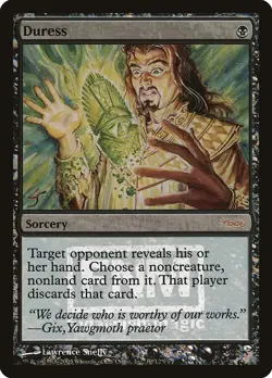 MTG Foil - Duress - 10 / LP / English - Image 1