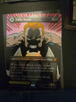 Venom Lethal Protector Eddie Brock FOIL NM MTG Spider-Man 0233 - Image 2