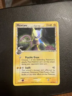 Pokemon Mewtwo Delta Species 24/110 MP Reverse Holo Holon Phantoms Stamped Card - Image 1