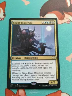 MTG Magic the Gathering - Silent-Blade Oni - New Capenna Commander - Image 1