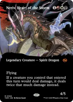 MTG Neriv, Heart of the Storm (Borderless) - 366 / English / Near Mint - Image 1
