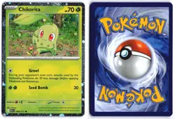 CHIKORITA (COSMOS HOLO) 008/217 Common Miscellaneous Cards & Products NM - Image 1