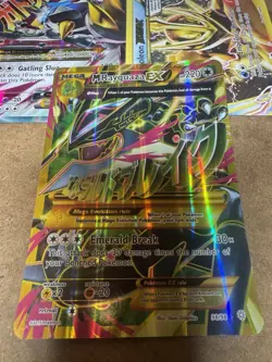 Pokemon Jumbo Card Lot Mega Rayquaza EX Metagross EX - Image 2