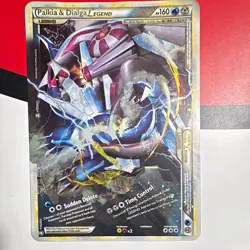 Jumbo Nintendo Palkia & Dialga LEGEND 160 HP 102/102 Holo Rare English 2010 - Image 1
