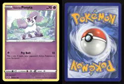 Galarian Ponyta 081/202 Sword & Shield LP Pokemon - Image 3