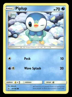 Piplup 32/156 Ultra Prism LP Pokemon - Image 1