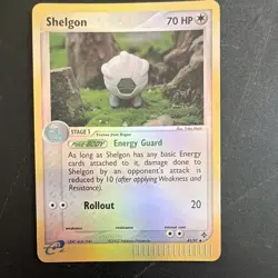 Nintendo Shelgon 41/97 EX Dragon Reverse Holo Uncommon English 70 HP 2003 - Image 2