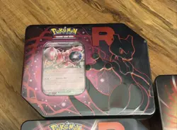 Pokemon TCG Destined Rivals Team Rocket Tin Set of 3 New/Sealed 🔥🔥Full Set! - Image 5