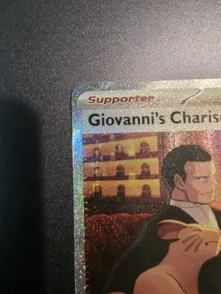 Giovanni's Charisma 204/165 Special Illustration Rare 151 Pokemon Holo Near Mint - Image 2