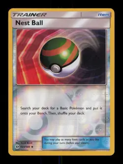 REVERSE HOLO NEST BALL UNCOMMON 123/149 LP POKEMON - Image 1