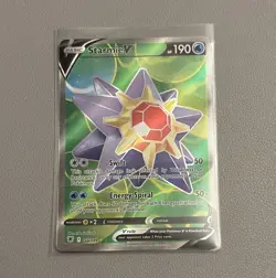 Pokemon TCG Starmie V 166/189 Astral Radiance Full Art Holo Ultra Rare 190HP Eng - Image 1