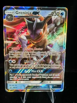 Pokemon Greninja GX SM197 Promo Holo Card - Image 1