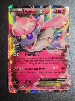 Diancie EX XY43 MP XY Promo Holo Promo Pokemon Holo - Image 1