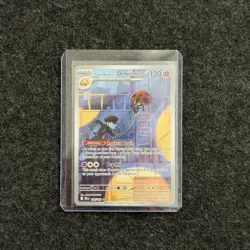 Team Rocket's Orbeetle 198/182 Illustration Rare Destined Rivals Pokemon Holo NM - Image 3